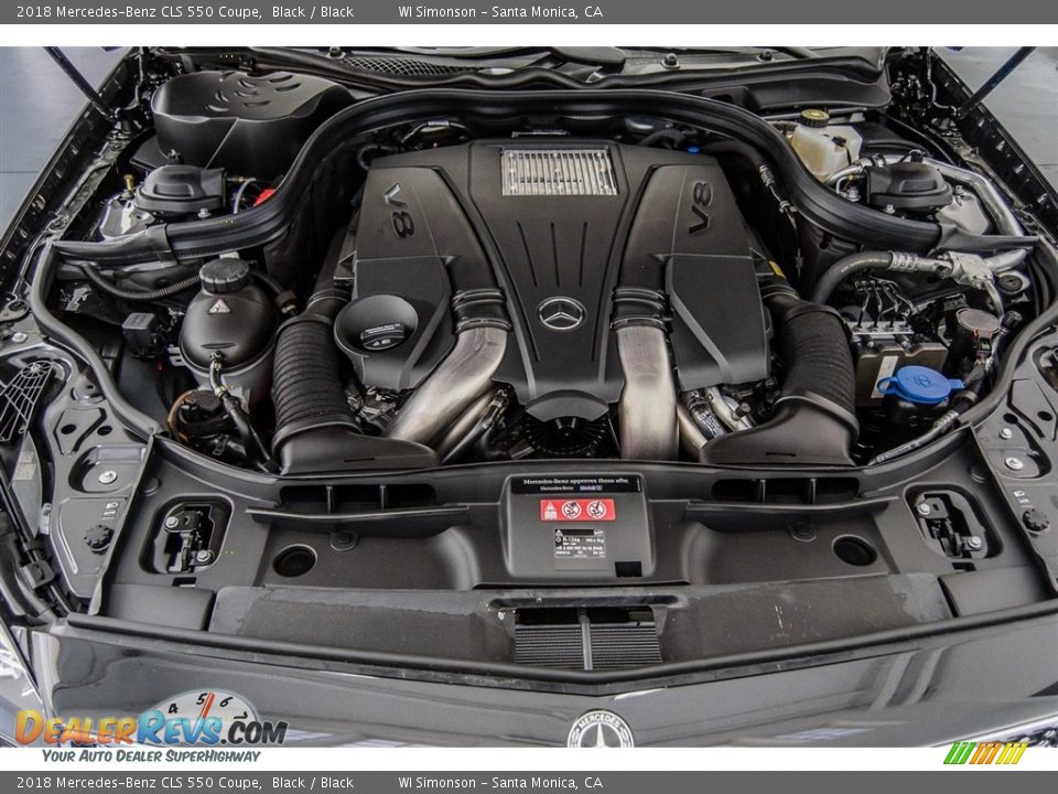 2018 Mercedes-Benz CLS 550 Coupe 4.7 Liter DI biturbo DOHC 32-Valve VVT V8 Engine Photo #8
