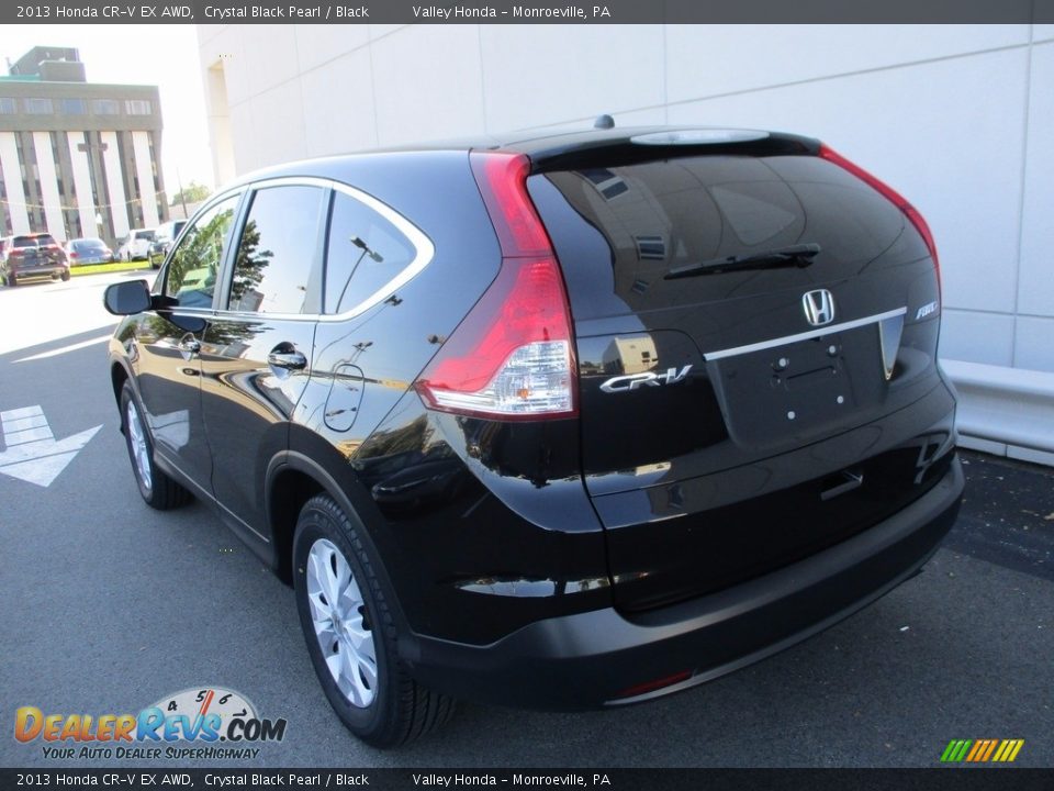 2013 Honda CR-V EX AWD Crystal Black Pearl / Black Photo #3
