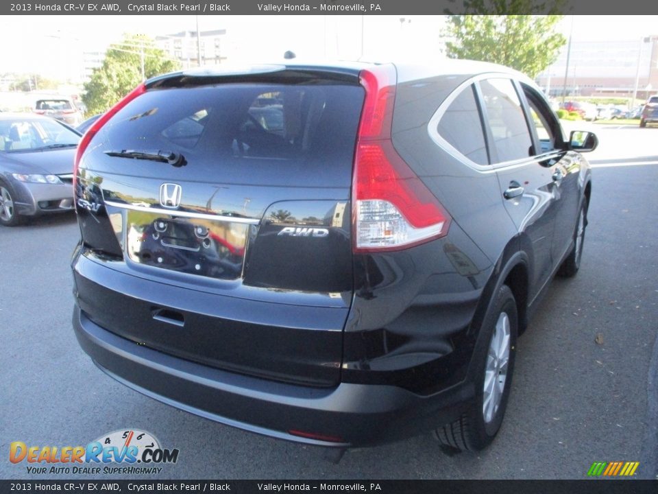 2013 Honda CR-V EX AWD Crystal Black Pearl / Black Photo #5