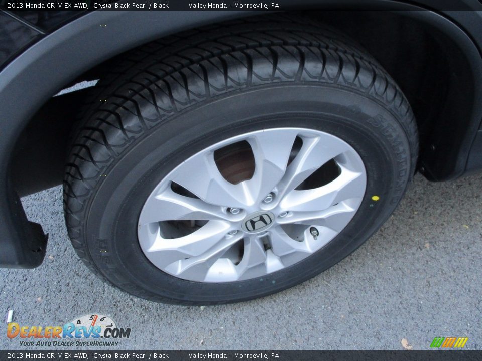 2013 Honda CR-V EX AWD Crystal Black Pearl / Black Photo #6