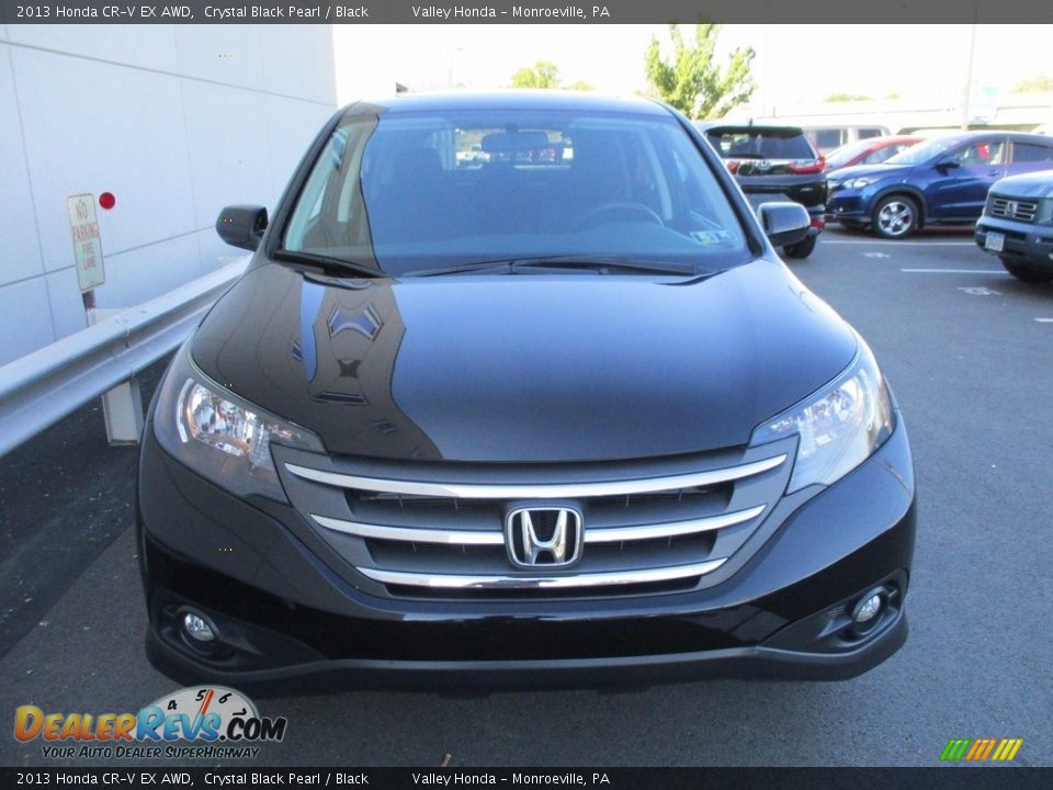 2013 Honda CR-V EX AWD Crystal Black Pearl / Black Photo #8