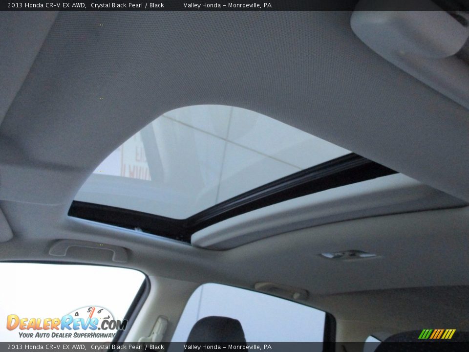 2013 Honda CR-V EX AWD Crystal Black Pearl / Black Photo #11