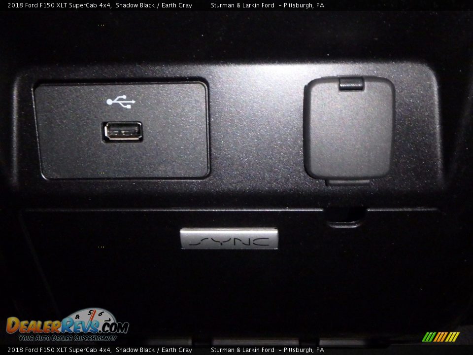 2018 Ford F150 XLT SuperCab 4x4 Shadow Black / Earth Gray Photo #13