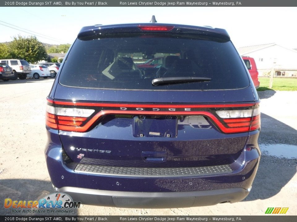 2018 Dodge Durango SXT AWD Blu By You Pearl / Black Photo #4