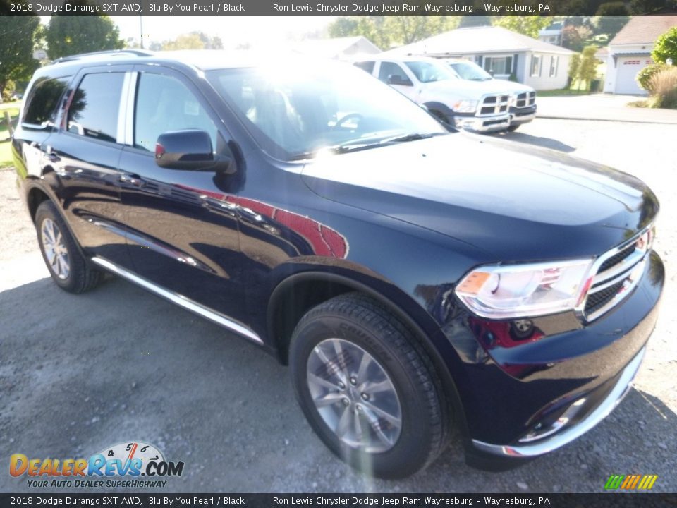 2018 Dodge Durango SXT AWD Blu By You Pearl / Black Photo #7