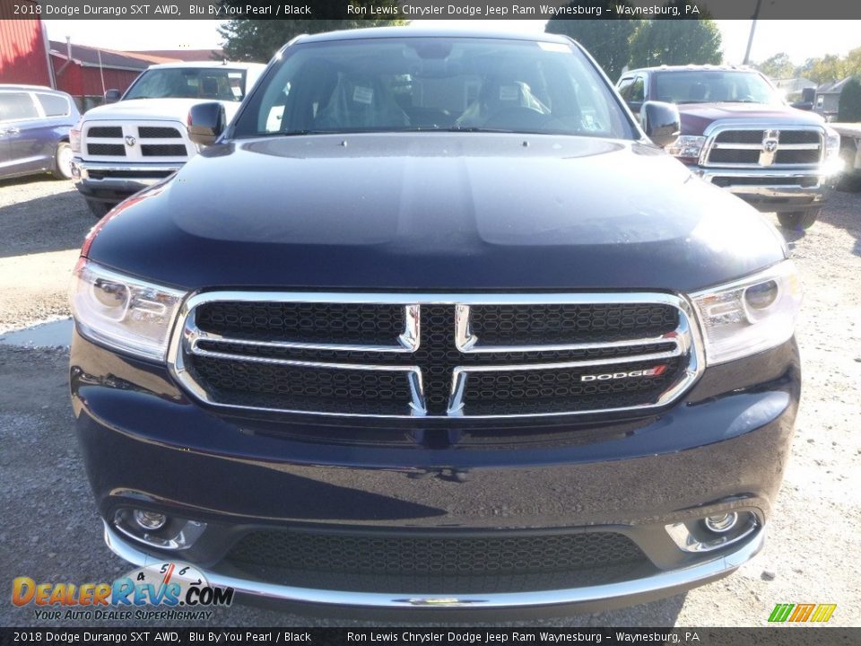 2018 Dodge Durango SXT AWD Blu By You Pearl / Black Photo #8