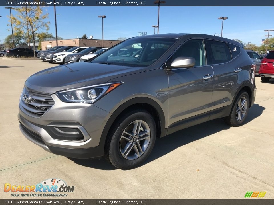 2018 Hyundai Santa Fe Sport AWD Gray / Gray Photo #1