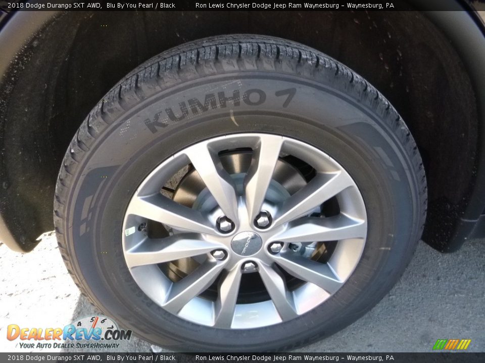 2018 Dodge Durango SXT AWD Blu By You Pearl / Black Photo #9
