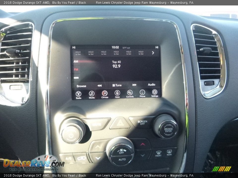 2018 Dodge Durango SXT AWD Blu By You Pearl / Black Photo #17