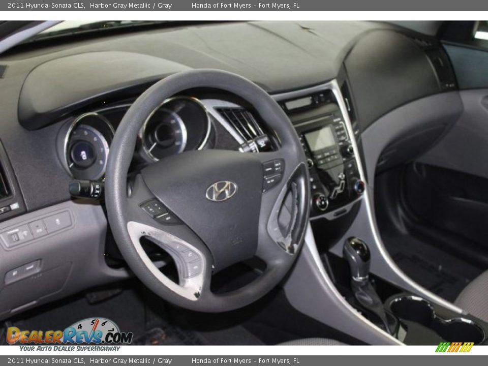 2011 Hyundai Sonata GLS Harbor Gray Metallic / Gray Photo #12