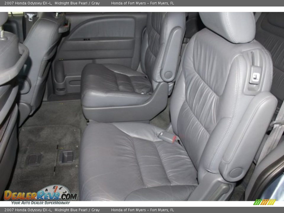 2007 Honda Odyssey EX-L Midnight Blue Pearl / Gray Photo #22