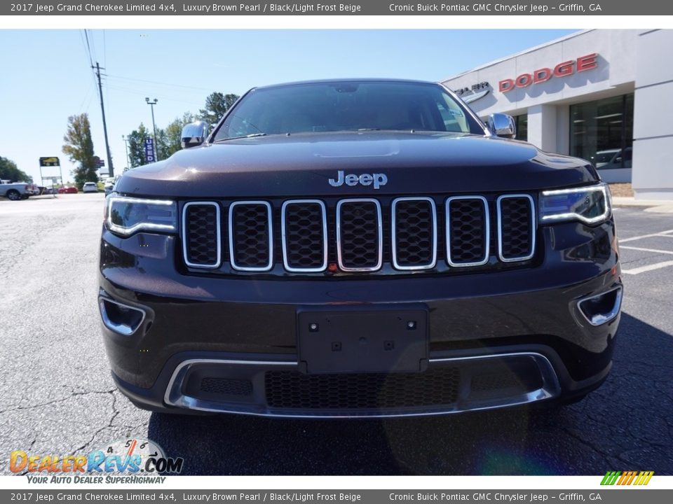 2017 Jeep Grand Cherokee Limited 4x4 Luxury Brown Pearl / Black/Light Frost Beige Photo #2