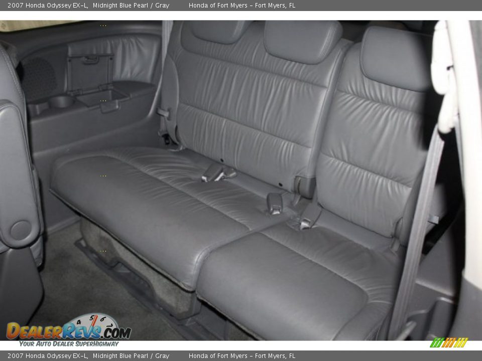 2007 Honda Odyssey EX-L Midnight Blue Pearl / Gray Photo #23