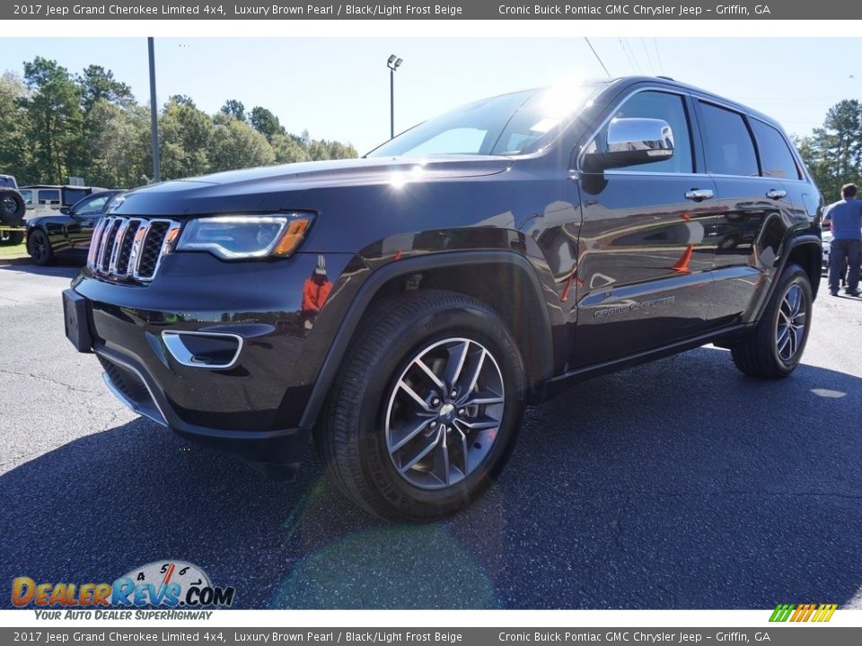 2017 Jeep Grand Cherokee Limited 4x4 Luxury Brown Pearl / Black/Light Frost Beige Photo #3