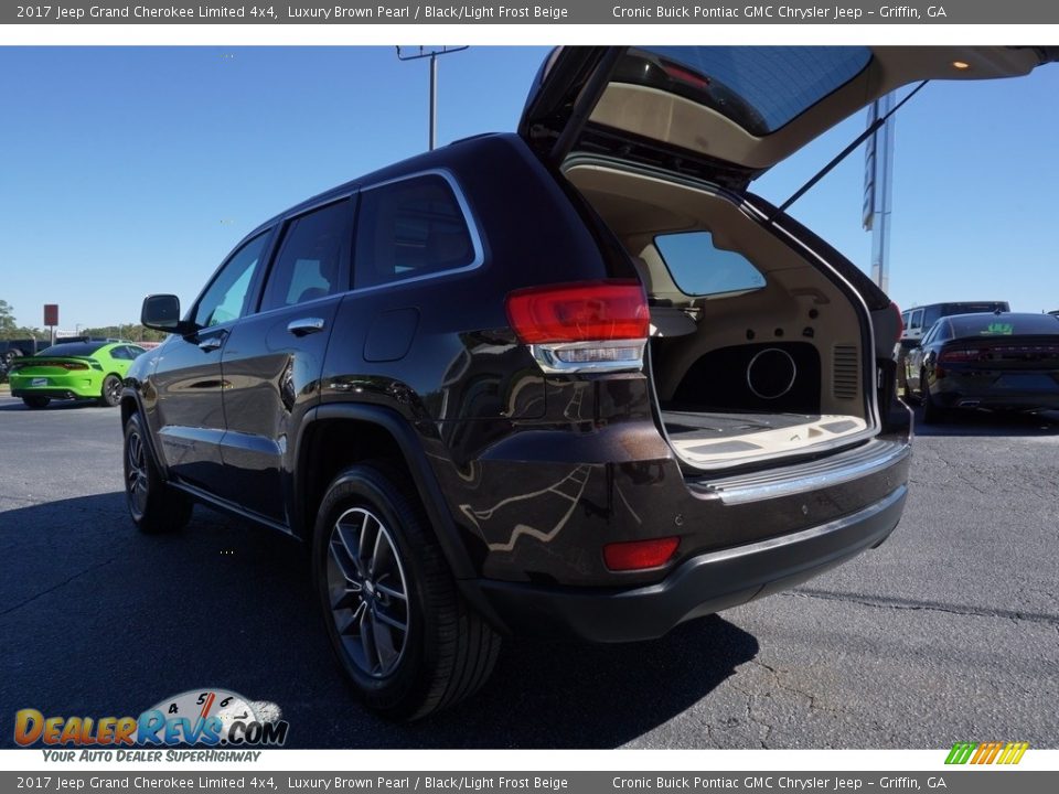 2017 Jeep Grand Cherokee Limited 4x4 Luxury Brown Pearl / Black/Light Frost Beige Photo #17