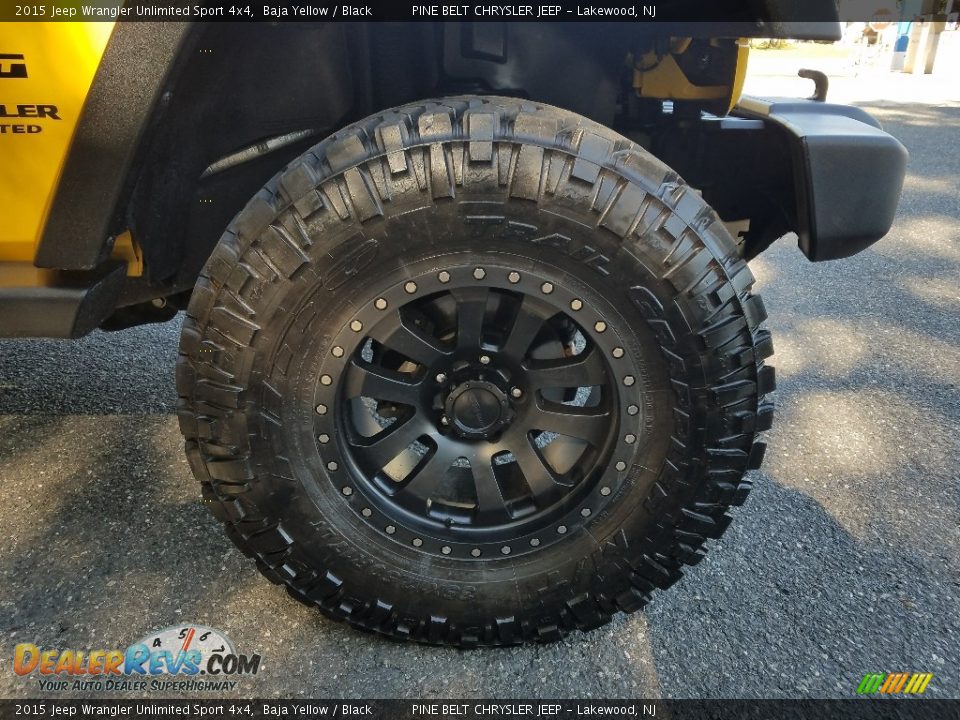 2015 Jeep Wrangler Unlimited Sport 4x4 Baja Yellow / Black Photo #9