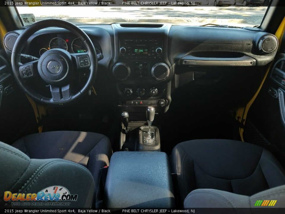 2015 Jeep Wrangler Unlimited Sport 4x4 Baja Yellow / Black Photo #22