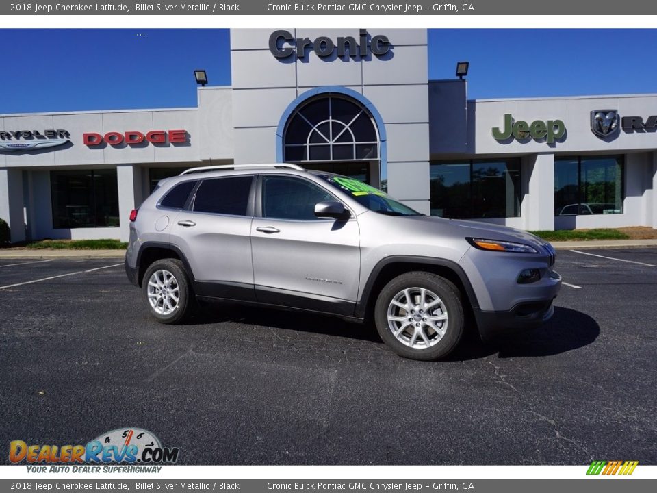 2018 Jeep Cherokee Latitude Billet Silver Metallic / Black Photo #1