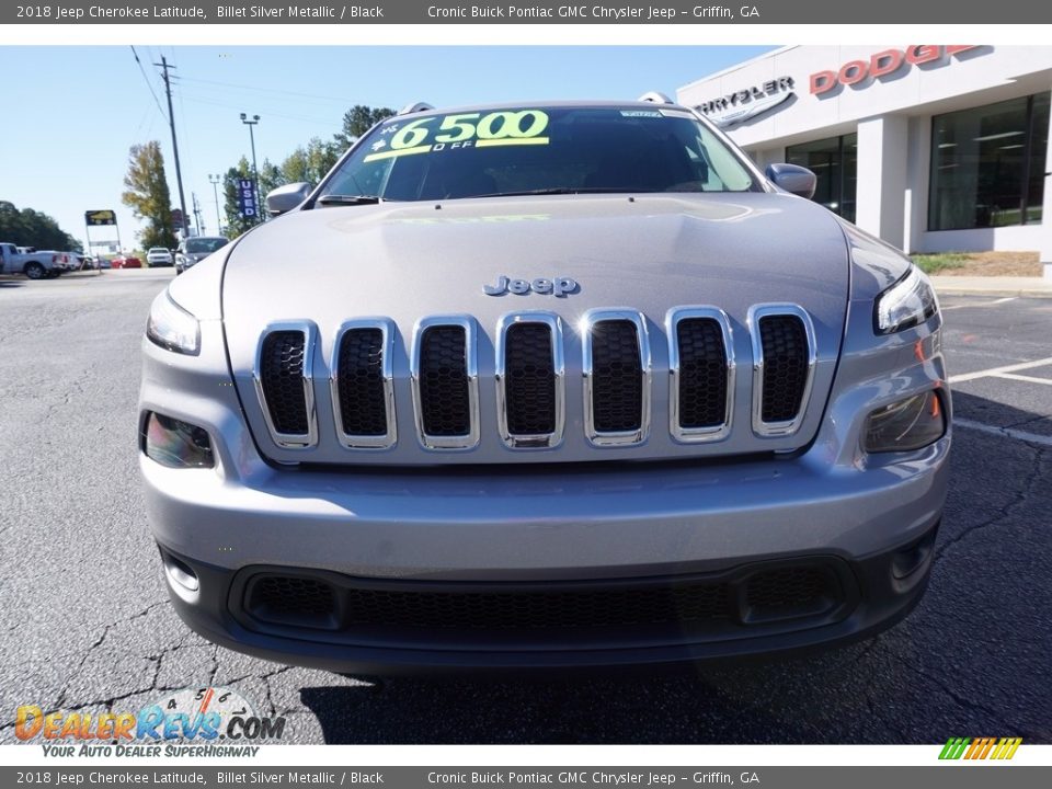 2018 Jeep Cherokee Latitude Billet Silver Metallic / Black Photo #2