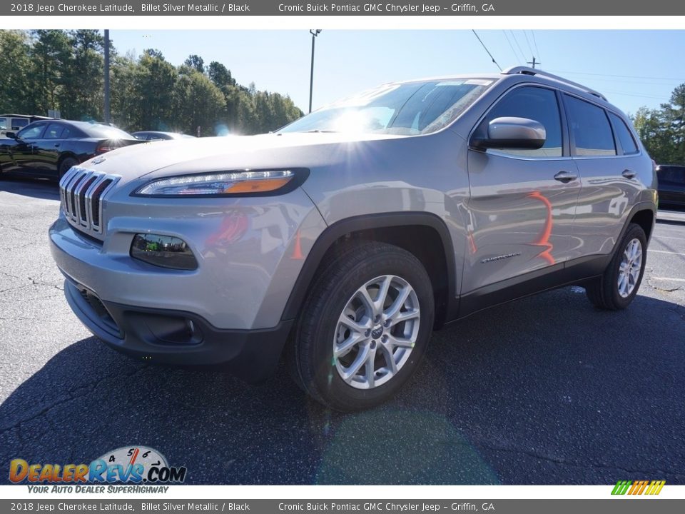 2018 Jeep Cherokee Latitude Billet Silver Metallic / Black Photo #3