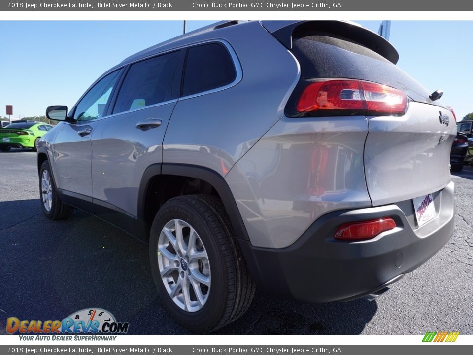 2018 Jeep Cherokee Latitude Billet Silver Metallic / Black Photo #5