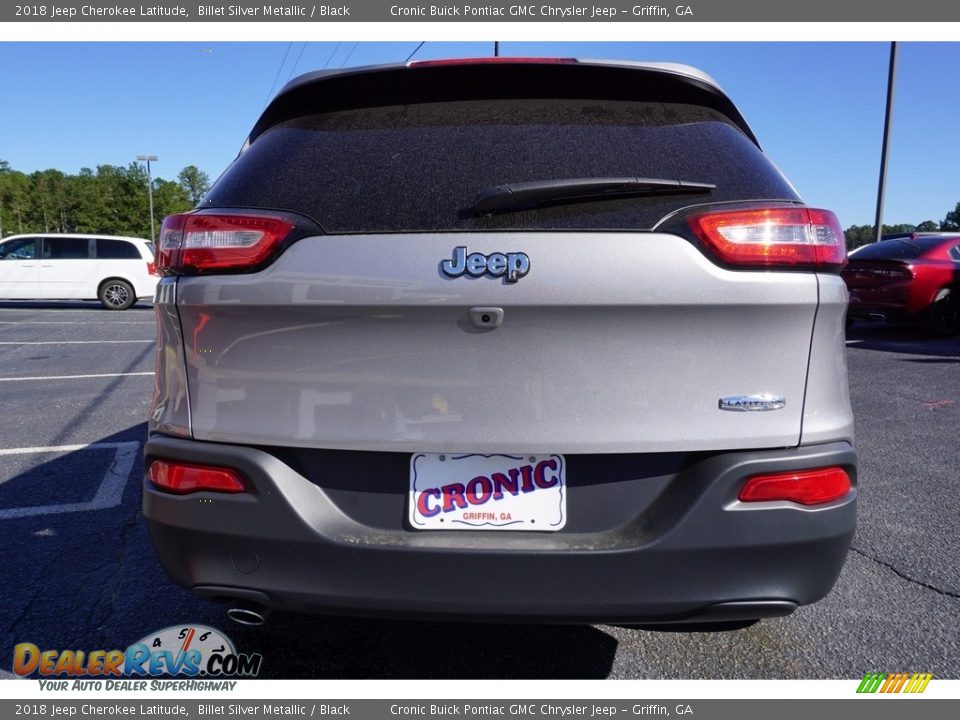 2018 Jeep Cherokee Latitude Billet Silver Metallic / Black Photo #6