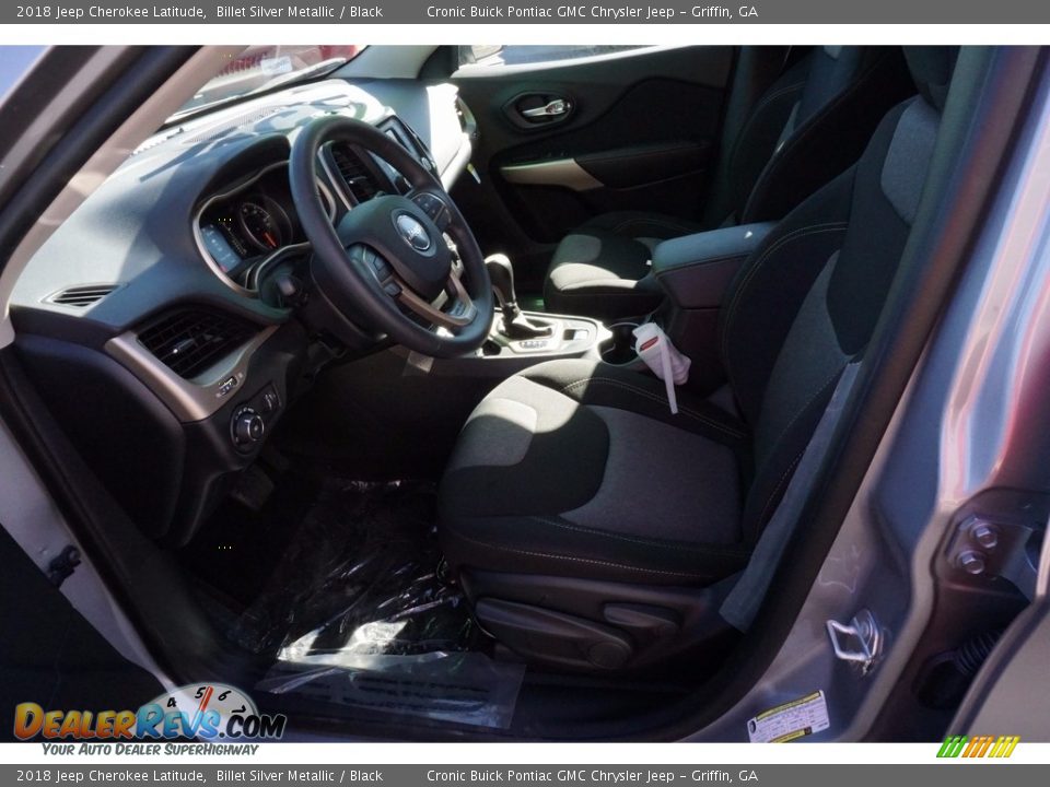 2018 Jeep Cherokee Latitude Billet Silver Metallic / Black Photo #9