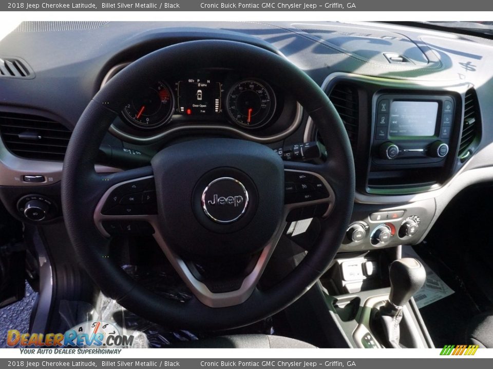 2018 Jeep Cherokee Latitude Billet Silver Metallic / Black Photo #10
