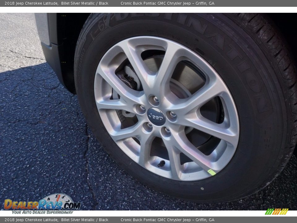 2018 Jeep Cherokee Latitude Billet Silver Metallic / Black Photo #11