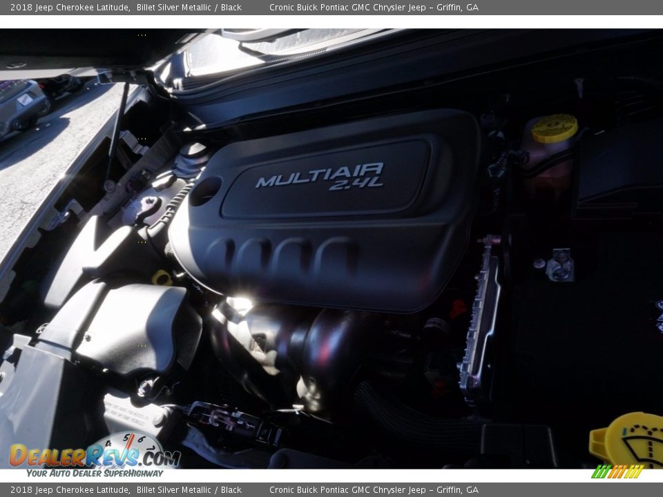 2018 Jeep Cherokee Latitude Billet Silver Metallic / Black Photo #12