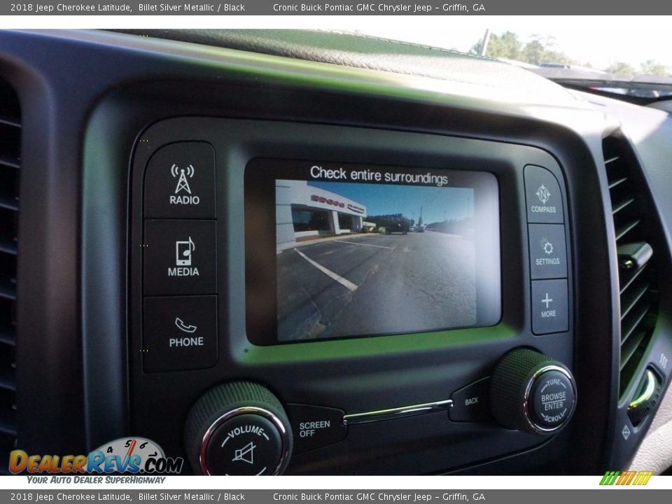 2018 Jeep Cherokee Latitude Billet Silver Metallic / Black Photo #13