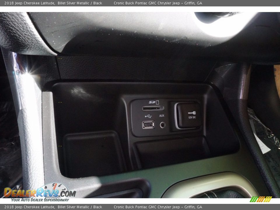 2018 Jeep Cherokee Latitude Billet Silver Metallic / Black Photo #14