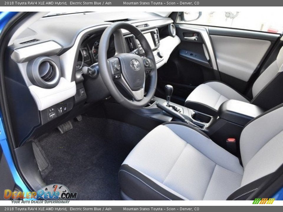 Ash Interior - 2018 Toyota RAV4 XLE AWD Hybrid Photo #5