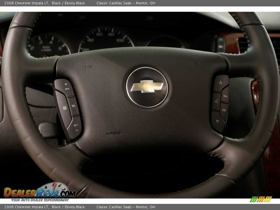 2008 Chevrolet Impala LT Black / Ebony Black Photo #7