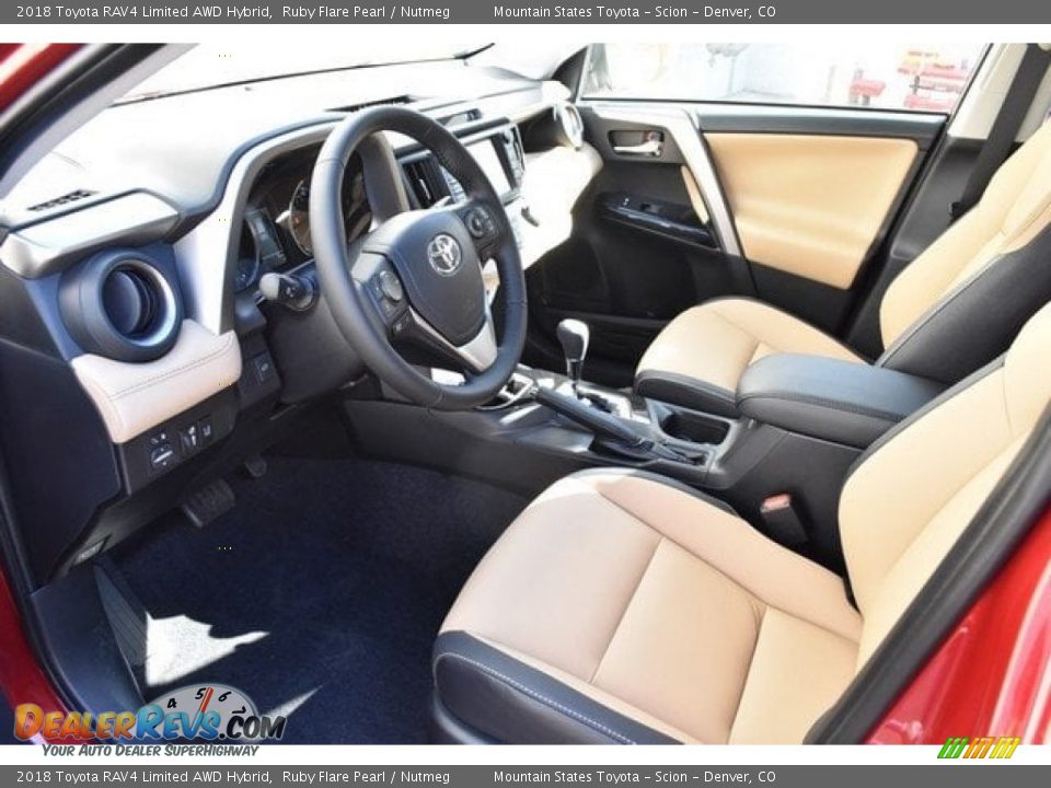 Nutmeg Interior - 2018 Toyota RAV4 Limited AWD Hybrid Photo #5