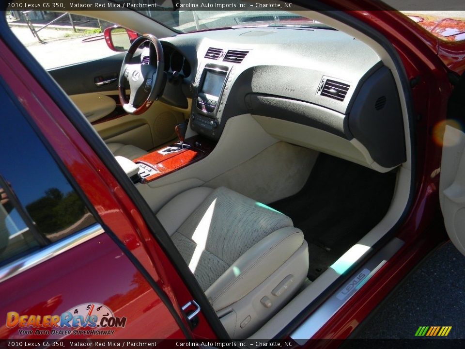 2010 Lexus GS 350 Matador Red Mica / Parchment Photo #22