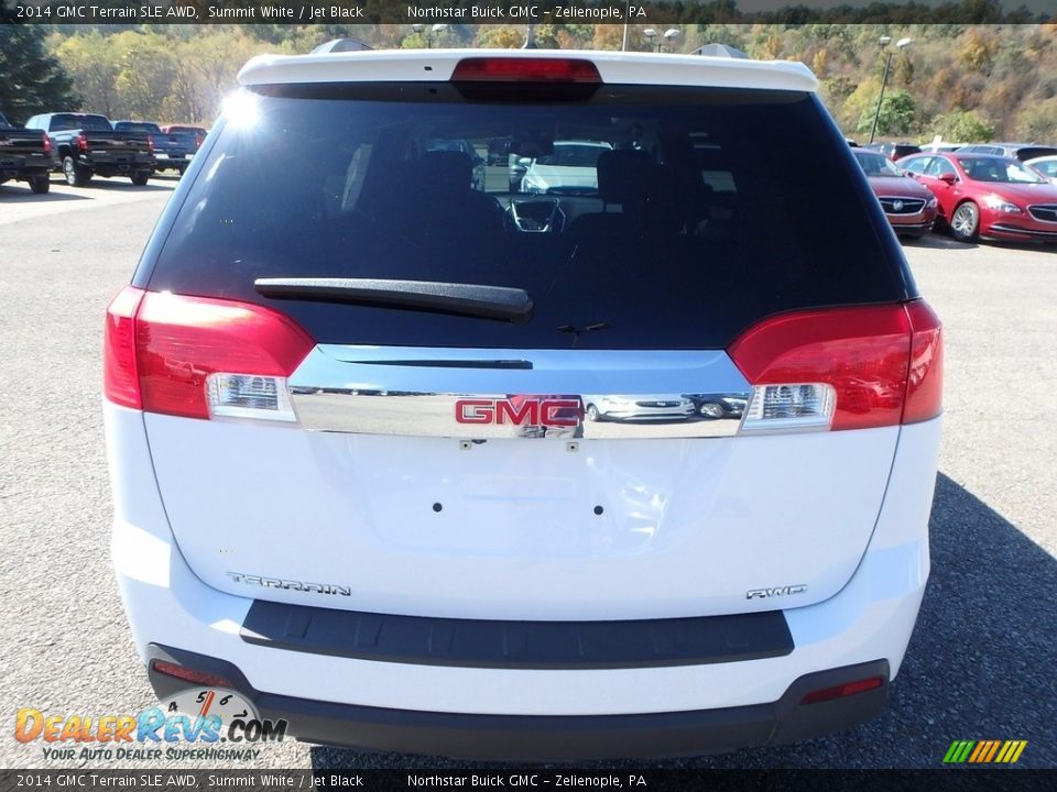 2014 GMC Terrain SLE AWD Summit White / Jet Black Photo #10