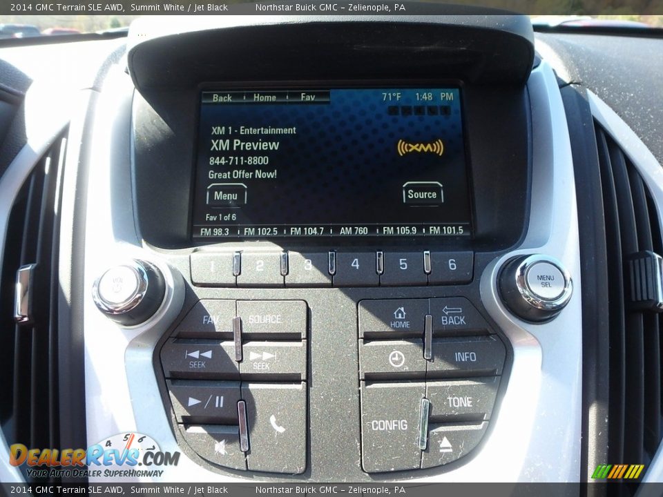 2014 GMC Terrain SLE AWD Summit White / Jet Black Photo #25
