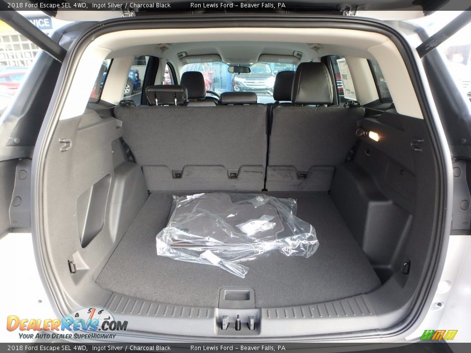 2018 Ford Escape SEL 4WD Ingot Silver / Charcoal Black Photo #4