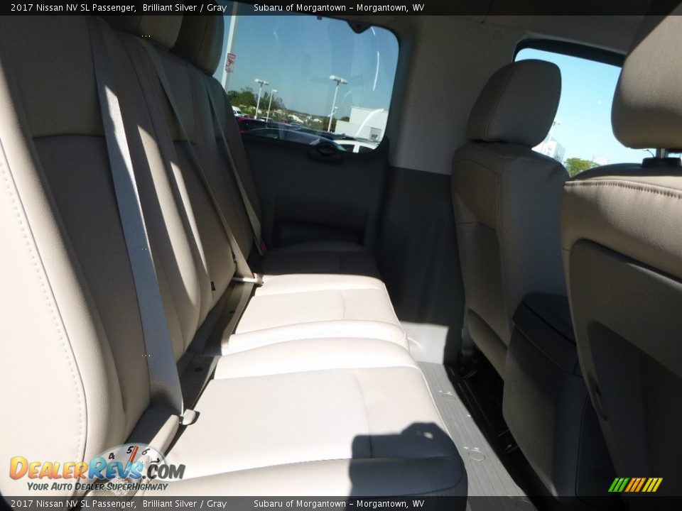 2017 Nissan NV SL Passenger Brilliant Silver / Gray Photo #5