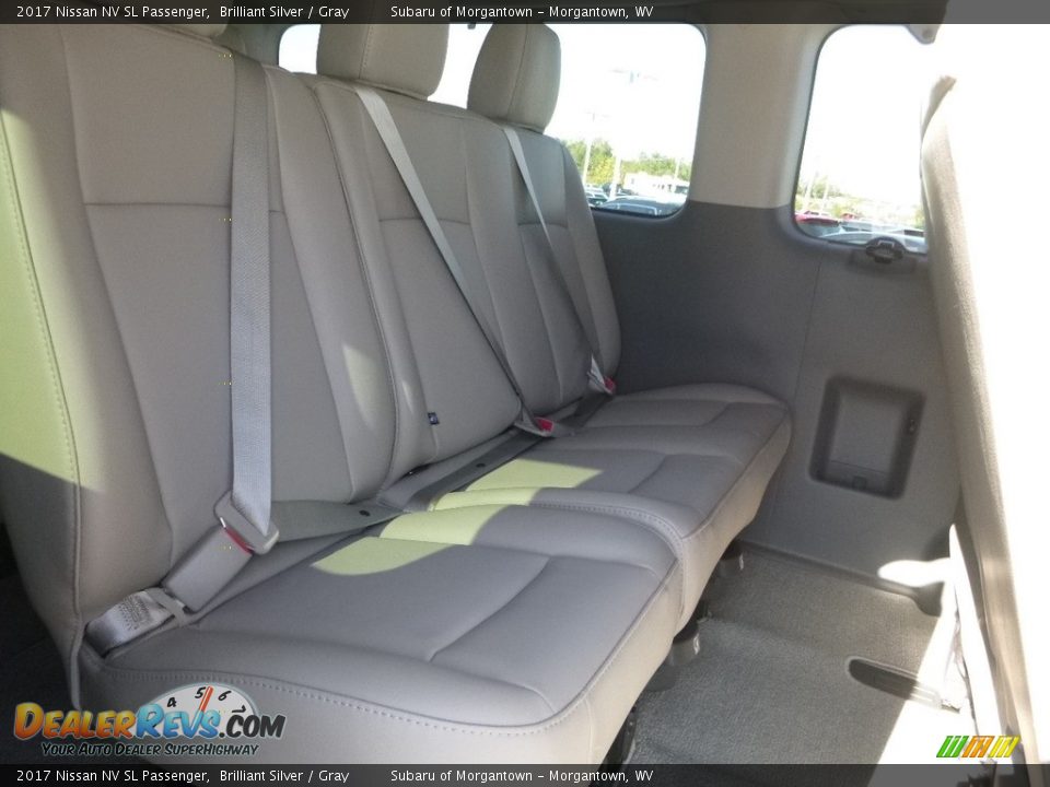 2017 Nissan NV SL Passenger Brilliant Silver / Gray Photo #6