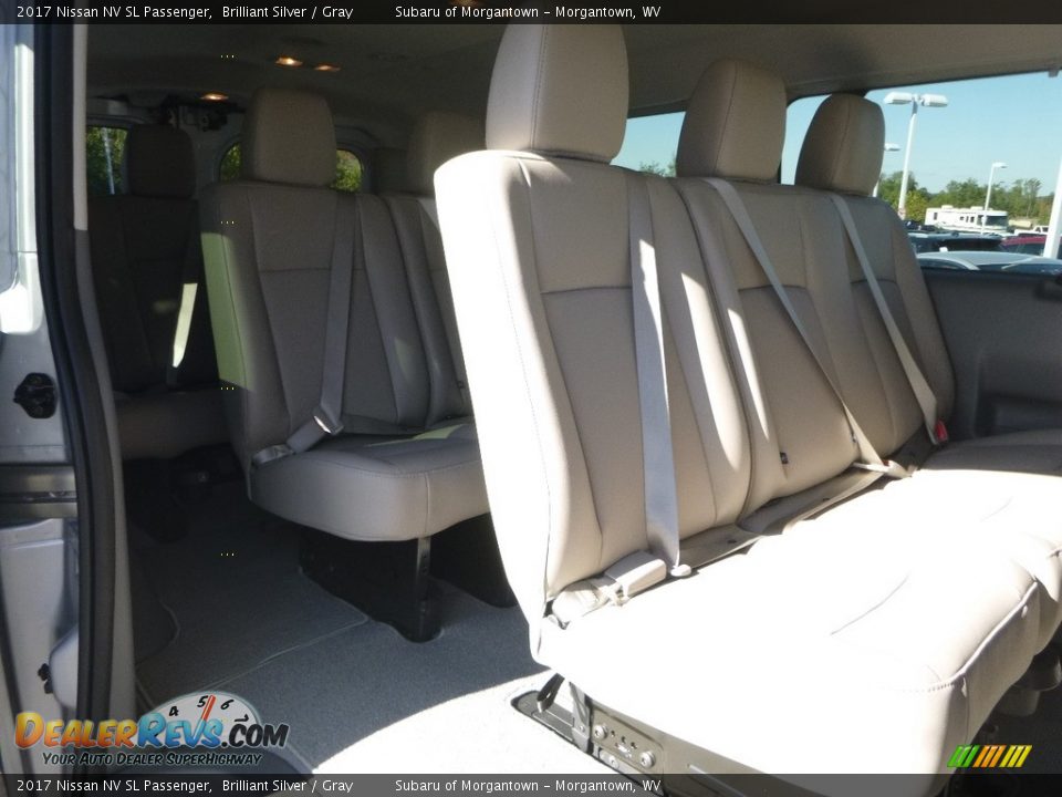 2017 Nissan NV SL Passenger Brilliant Silver / Gray Photo #7