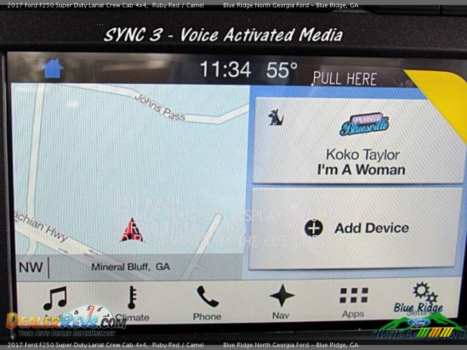 2017 Ford F250 Super Duty Lariat Crew Cab 4x4 Ruby Red / Camel Photo #20