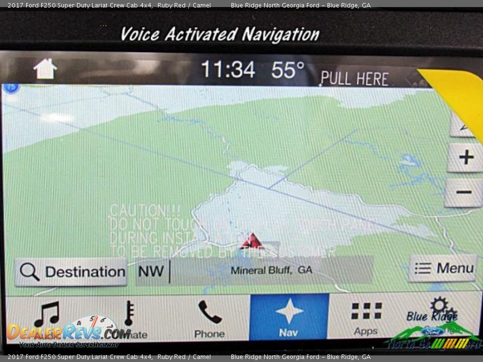 2017 Ford F250 Super Duty Lariat Crew Cab 4x4 Ruby Red / Camel Photo #21