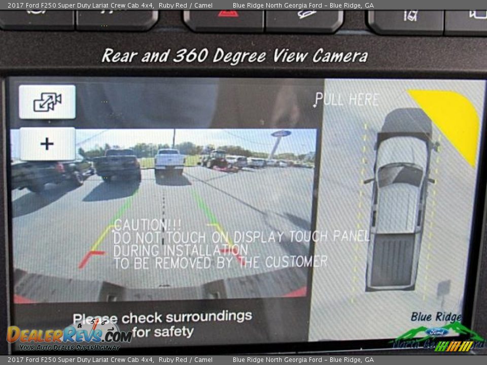 2017 Ford F250 Super Duty Lariat Crew Cab 4x4 Ruby Red / Camel Photo #22