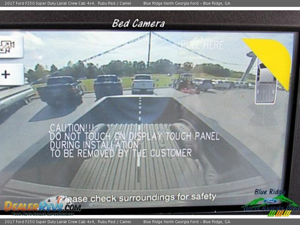 2017 Ford F250 Super Duty Lariat Crew Cab 4x4 Ruby Red / Camel Photo #23
