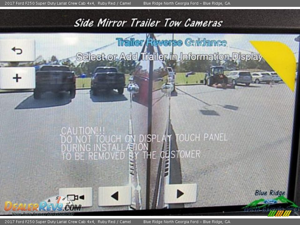 2017 Ford F250 Super Duty Lariat Crew Cab 4x4 Ruby Red / Camel Photo #24