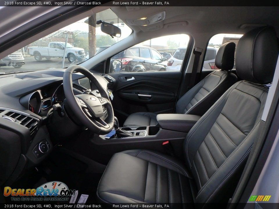 2018 Ford Escape SEL 4WD Ingot Silver / Charcoal Black Photo #11