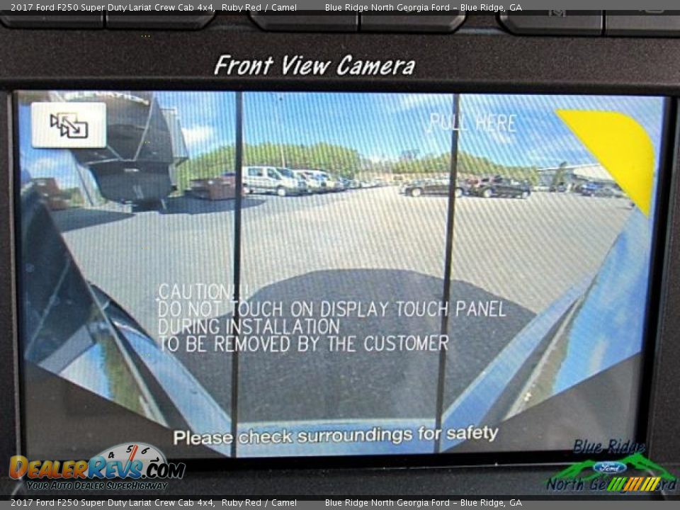 2017 Ford F250 Super Duty Lariat Crew Cab 4x4 Ruby Red / Camel Photo #25