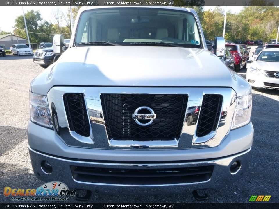 2017 Nissan NV SL Passenger Brilliant Silver / Gray Photo #12